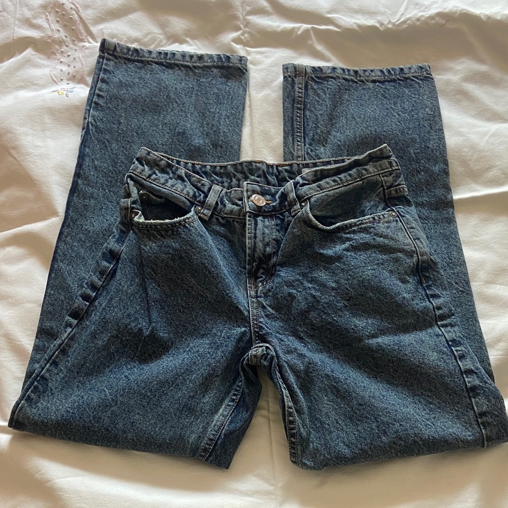 Straight leg Lefties blue denim jeans size 36 EUR